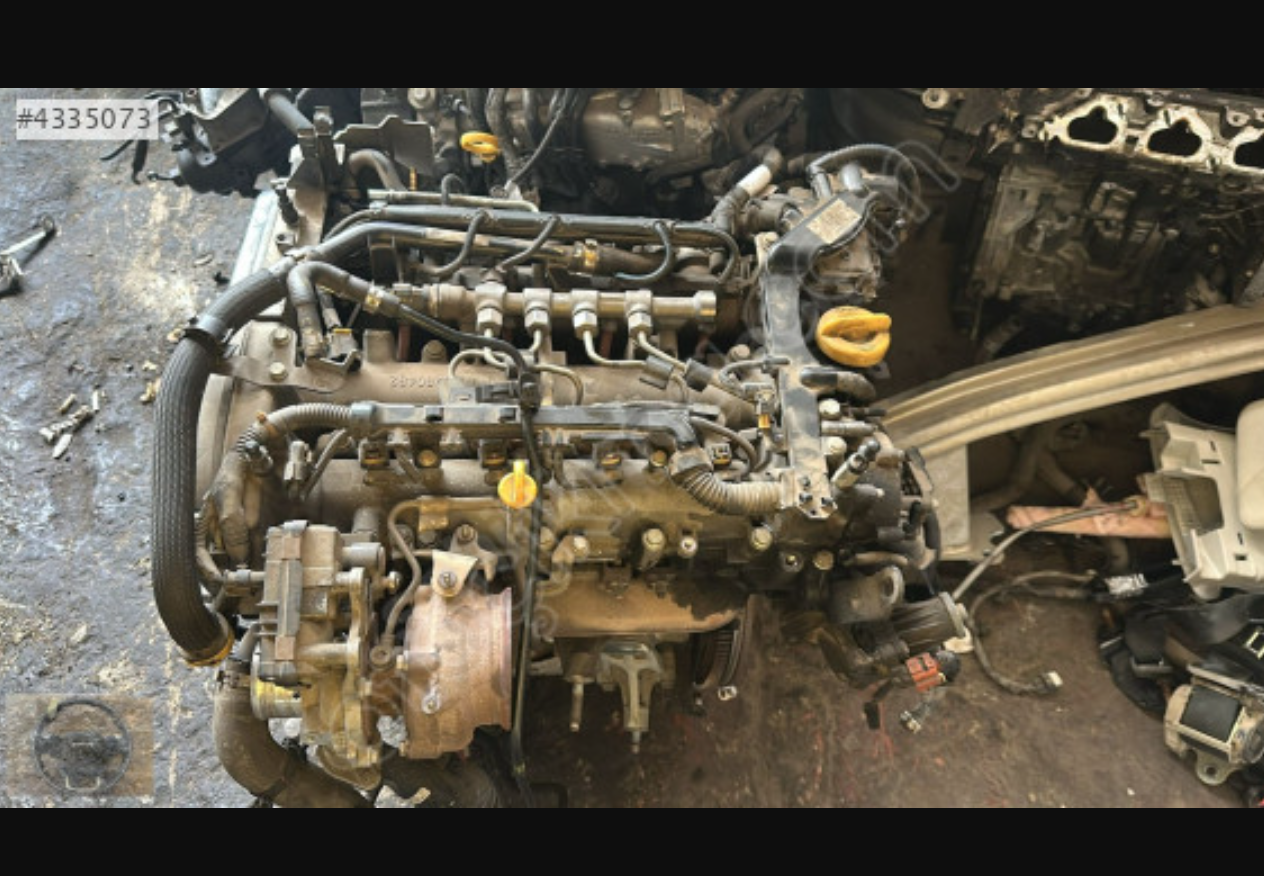 FİAT EGEA DOBLO 1.6 MJT KOMPLE ÇIKMA MOTOR EURO 6